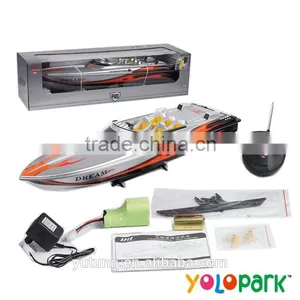 Electric Plastic Radio Controlled Plastic Toy Boat, Small Plastic Toy Boat thumbnail-1