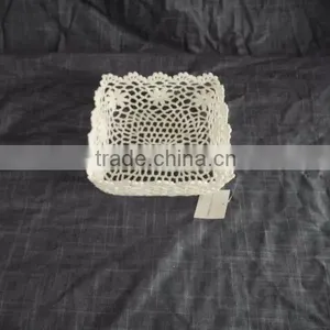 China Manufacturer 100% Crochet Cotton Food Tray thumbnail-2