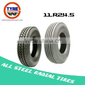 11R24.5 TBR Factoy Price All Steel Truck Bus Radial Tires thumbnail-1
