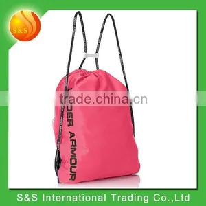 Durable Recycled 210D/PU Polyester Drawstring Backpack thumbnail-1