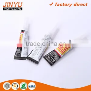 Jinyu Hot Sale Factory Price Oem Odm Welcome 3 Seconds Quick Dry 100%Cyanoacrylate Super Glue 3g thumbnail-3