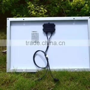 40W Mono Tempered Glass Laminated Solar Panel PV Solar Modules thumbnail-3