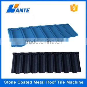 2016 New Design Zinc Plate Colorful Stone Coated Metal Roofing Tile thumbnail-3