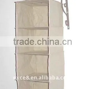 112077X-Jute Section Hanging Bag & Garment Rack thumbnail-1