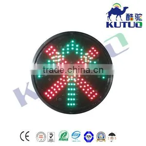 High Quality Traffic Light Kutuo 200mm Solar Traffic Light Road Safety Small Lens Traffic Signal Light Module thumbnail-1