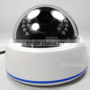 Day/Night Indoor Dome Camera Sony Effio-A 800tvl 2.8-12mm Manual Zoom Lens With OSD Menu Plastic Cover Cctv Dome ir Camera thumbnail-4