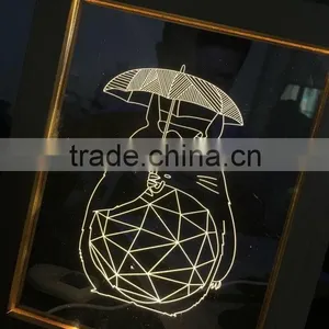 3D Wooden Decoration Image Photo Frame thumbnail-2