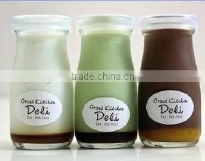 150ml and 250ml Engrave Heart Shape Pudding Glass Bottle thumbnail-4