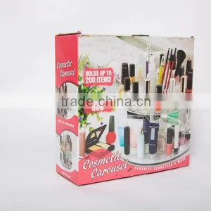 Foldable Plastic Two-layer Comestic Storage/organizer thumbnail-2