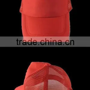 High Quality Red Color Unisex Mesh Cap for Sale thumbnail-1