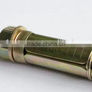 Carbon Steel Hook Bolt Sleeve Anchor Yellow Zinc thumbnail-1