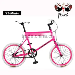 20 Inch Single Speed Fixed Gear Bike Good Looking Girl Red Bicycle thumbnail-1