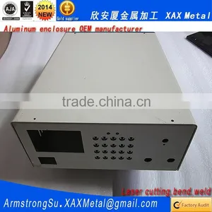 XAX06Alu OEM ODM Customized Laser Cut Bend Weld Plate Aluminum Collector Box thumbnail-2