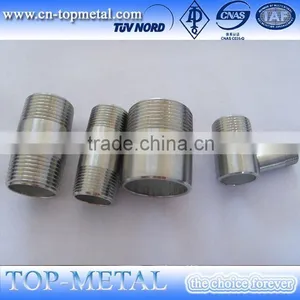 China Exporter Stainless Steel Sch80 Npt Thread Nipple thumbnail-2