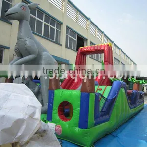 Popular Large Funny PVC Cartoon Slide Inflatable Obstacle thumbnail-1