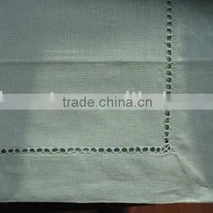 Cotton Linen Draw Work Table Cloth thumbnail-1