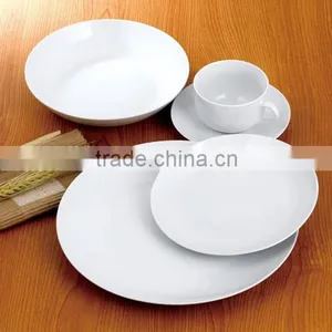 White Porcelainware Luxury Fine Porcelain Dinnerware thumbnail-1