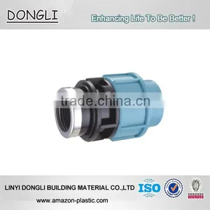 PP Compression Fittings Serious Female Adaptor 20mm to 110mm PN10 PN16 for HDPE Pipe thumbnail-1