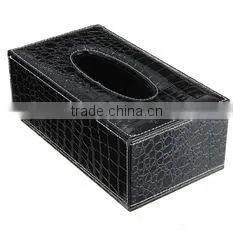 PU Leather Luxury Tissue Box Cover, Tissue Holder , Tissue Box Cover Square Tissue Box Holder , Table Napkin Box thumbnail-1