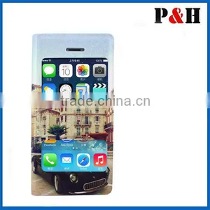 Colorful Leather Case With Big Window for Iphone 5 thumbnail-1