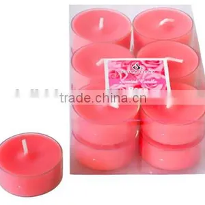 Pink Tealight Candle, Rose Scented Candle thumbnail-1