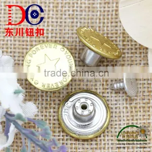 17mm Fashion Metal Custom Jean Blue Button for Jacket thumbnail-5