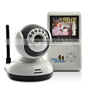 New 2.4" Wireless Digital Baby Monitor IR LCD Screen Baby Monitor Video Talk Camera thumbnail-1