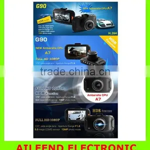 Mini Ambarella A7 G90 2.7" LCD 30fps 1080P Car DVR Full HD Camera HDR 170 Wide Angle G-sensor Night Vision 13MP Photo SOS Key thumbnail-6