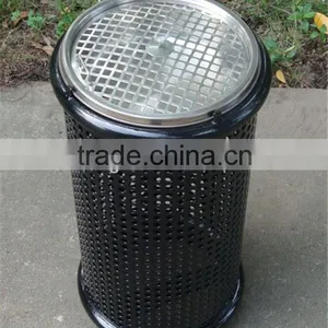 Powder Coated Metal Outdoor Ash Bin thumbnail-1