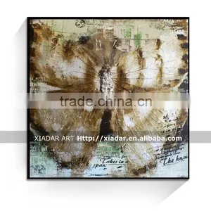 Handmade Thick Textured Butterfly Oil Painting thumbnail-1