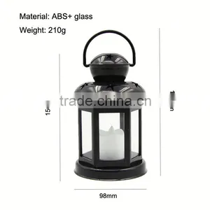 Promotion Poppas BS10 Classic ABS Plastic Cheap Colorful Decoration Hurricane Lantern,Antique Awesome Candle Lantern thumbnail-5