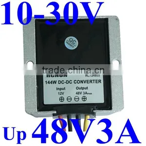 dc dc Converter 24v to 48v 3a 144w Step up Power Regulator Module Waterproof thumbnail-1
