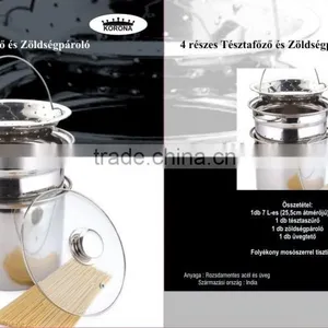 Stainless Steel Steamer With Glass Lid thumbnail-1