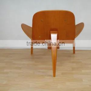 Wood Furniture Wegner 3 Legs CH07 Shell Chair for Hotel / Living Room thumbnail-5
