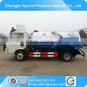 Good Partners Perfect Quality Reasonable Price Vacuum Sewage Suction Tanker Truck 4*2 thumbnail-6