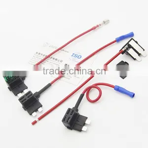 ROHS:Add-a-Fuse Tap for Automotive Mini ATC Fuses Auto Fuseholder Tap/ATC Car Fuse Tap to Add on a Device Dual Protect Circuit thumbnail-4