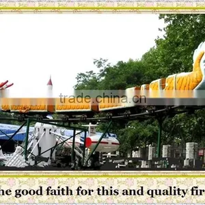 2016 Hot Sale Theme Park Plastic Wheels Slide Dragon Coaster Rides thumbnail-6