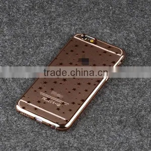 C&T High Impact Hybrid Ultra Slim Flower Pattern Electroplate Case Cover For IPhone 6 thumbnail-2
