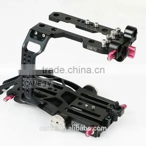 CAME-TV Cage for S Ony FS7 Camera HT-FS7-2 15mm Rod Quick Release Plate thumbnail-1