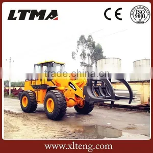 LTMA Log Loader for Timber Wheel Loaders With Clamp thumbnail-1