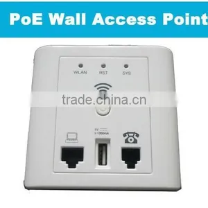 300MBPS HIGH-POWER WALL MOUNT IN-WALL AP/ ROUTERS WITH POE thumbnail-3