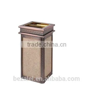 Square Ground Ash Can Bucket Hotel Lobby Cigarette Ash Bin thumbnail-2