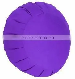 Meditational Zafu Cushion: Outer Cover 100% Cotton Twil: Cotton/ Buckwheat Filled Zafu Cushion thumbnail-5