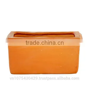 Rectangle Ceramic Flower Pots , Mini Terracotta Pots Wholesale, Cheap Ceramic Flower Pots thumbnail-2