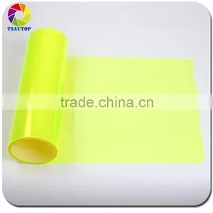 TSAUTOP Colorful Free Adhesive Vinyl High Quality Car Light Stickers Wraps Vinyl For Car Headlight thumbnail-5