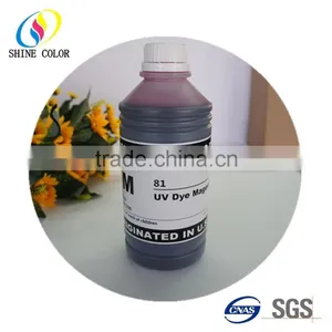 1000ml 6 Color HP81 UV Dye Ink for HP Designjet 5000 5500 Inkjet thumbnail-2