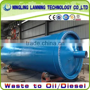 Best Selling in India Waste Tire and Plastic Pyrolysis Machine thumbnail-1
