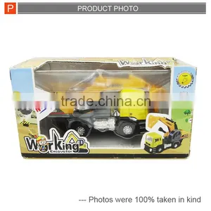 Kids Model Car Pull Back Metal Car Diecast Truck With Light thumbnail-5