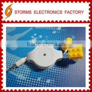 Retractable in Ear Earphones With Mic Customized Logo Competitive Price Under 1 thumbnail-1