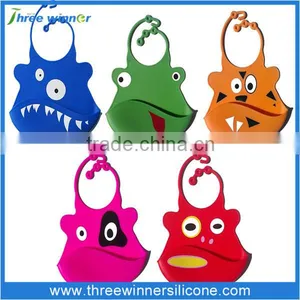 Custom Silicone Rubber Baby Bib Wholesale thumbnail-1